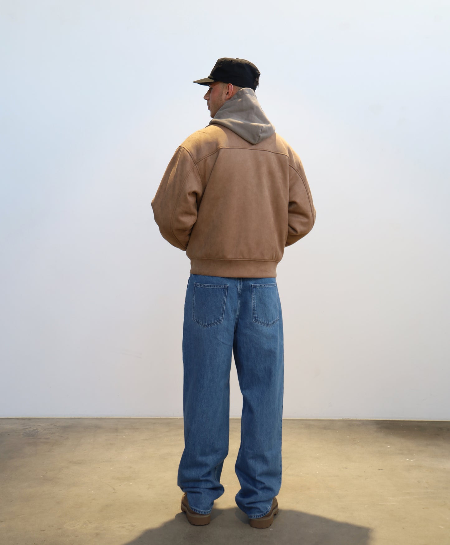 Embossed Suede Jacket