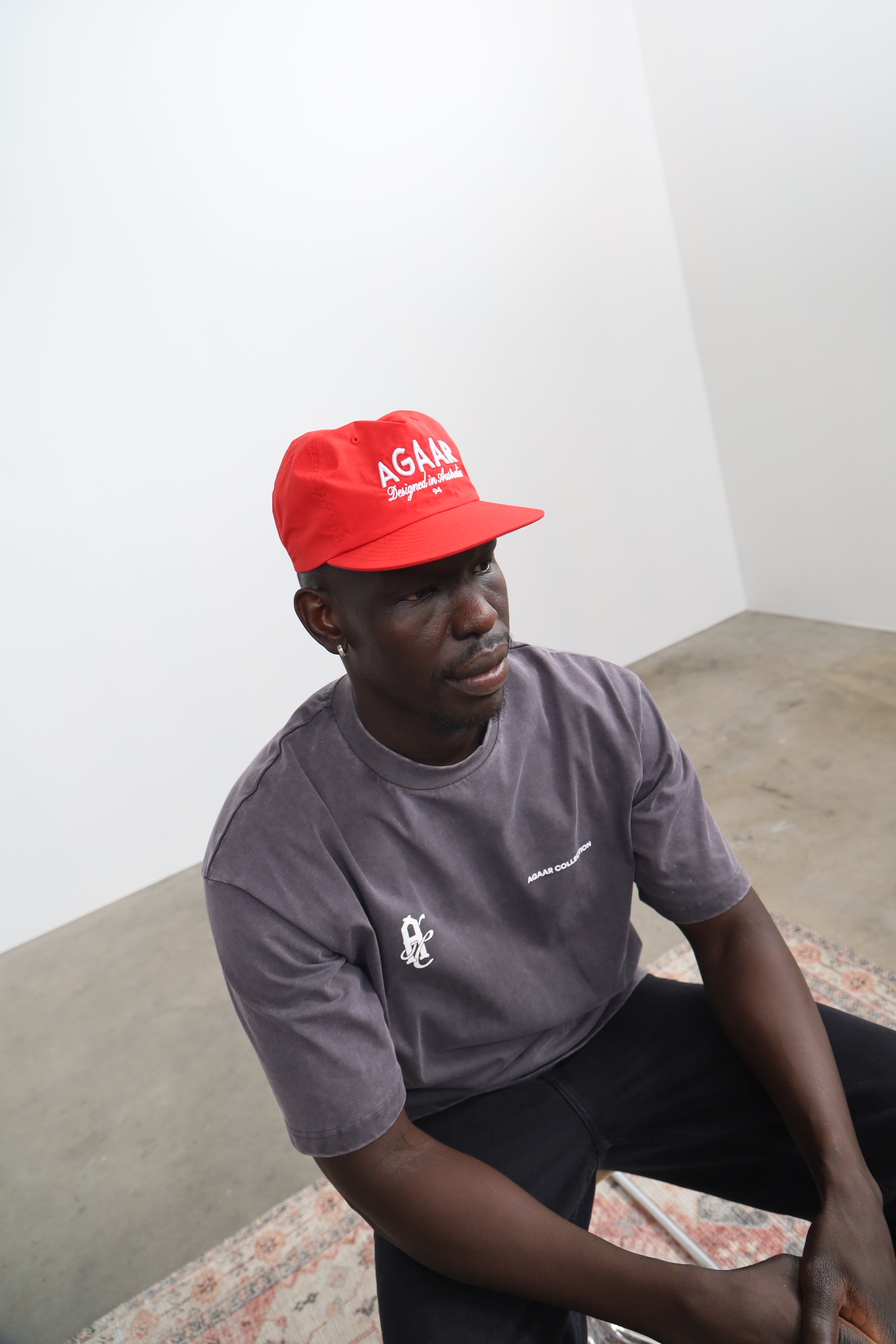 Nylon cap - Red