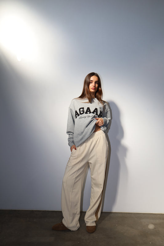 Grey Marle Crewneck