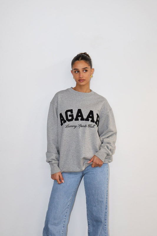 Grey Marle Crewneck